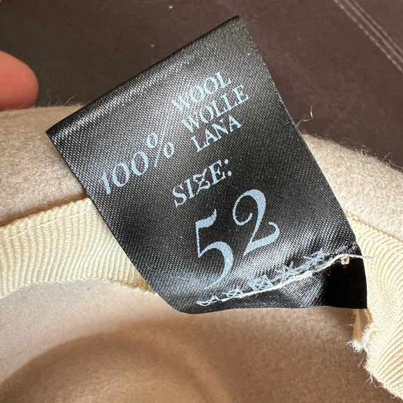 Age of innocence kids wool fedora hat  in beige - Picture 7 of 8